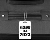 Mechanic Established EST. 2023 - Luggage Bag Tag