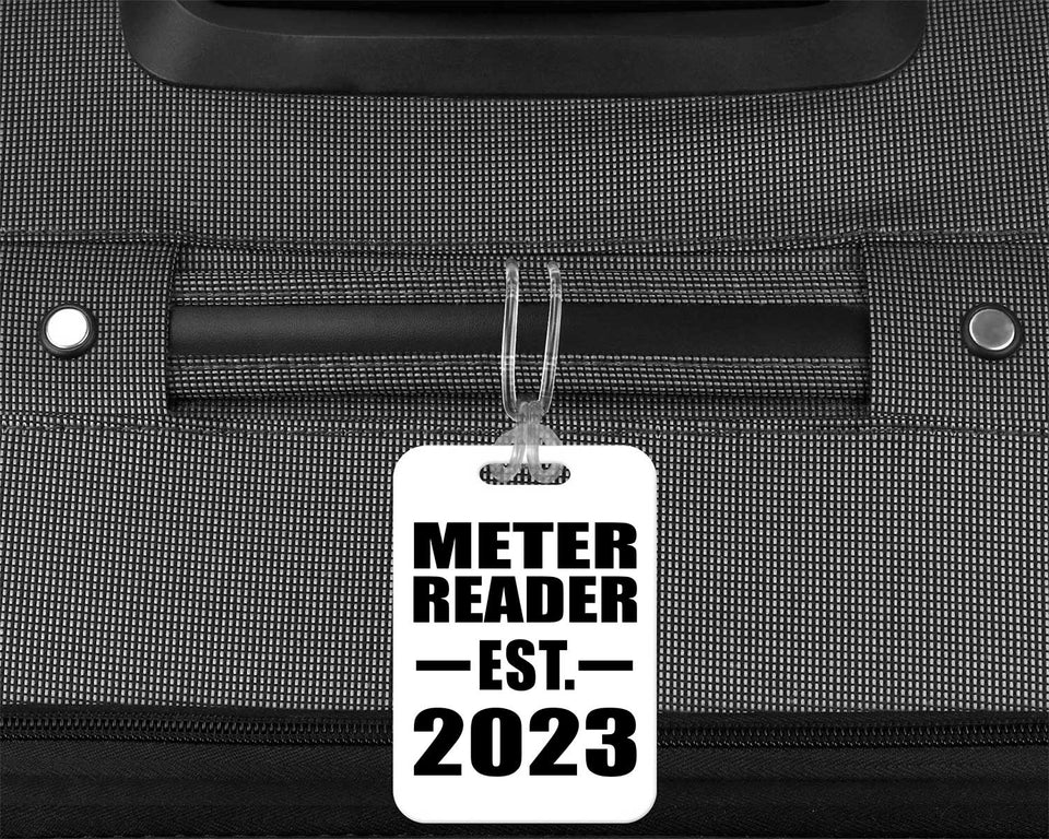 Meter Reader Established EST. 2023 - Luggage Bag Tag