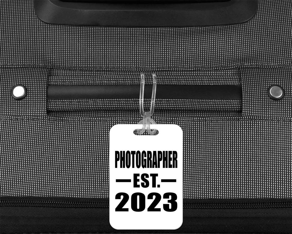Photographer Established EST. 2023 - Luggage Bag Tag