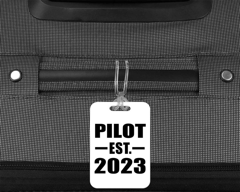 Pilot Established EST. 2023 - Luggage Bag Tag