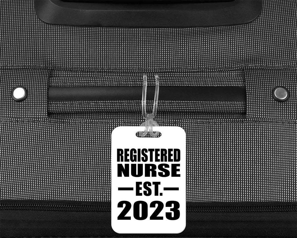 Registered Nurse Established EST. 2023 - Luggage Bag Tag
