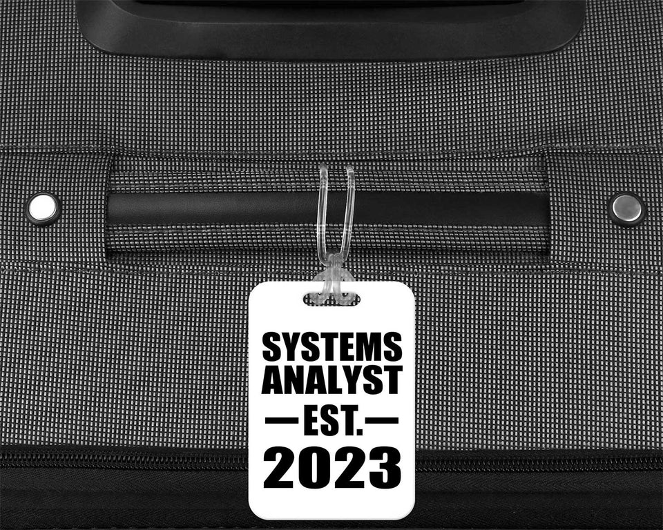 Systems Analyst Established EST. 2023 - Luggage Bag Tag