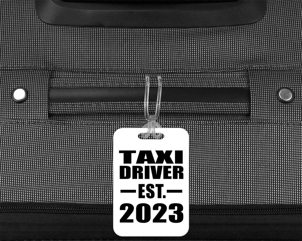 Taxi Driver Established EST. 2023 - Luggage Bag Tag