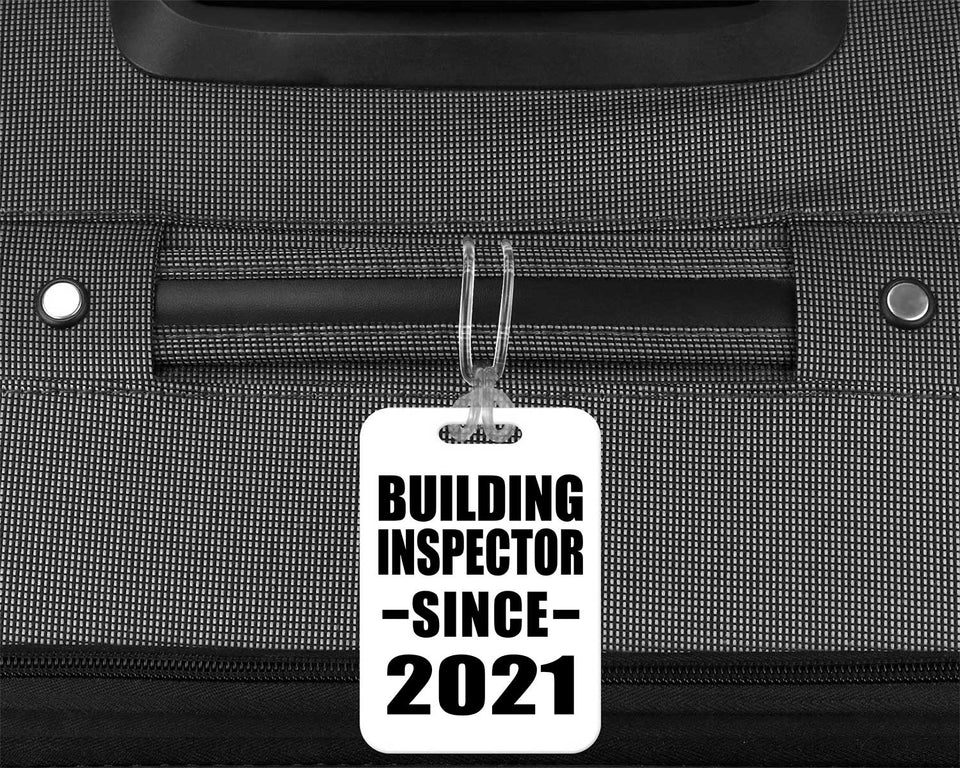Building Inspector Since 2021 - Luggage Bag Tag
