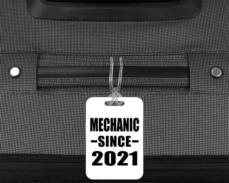 Mechanic Since 2021 - Luggage Bag Tag