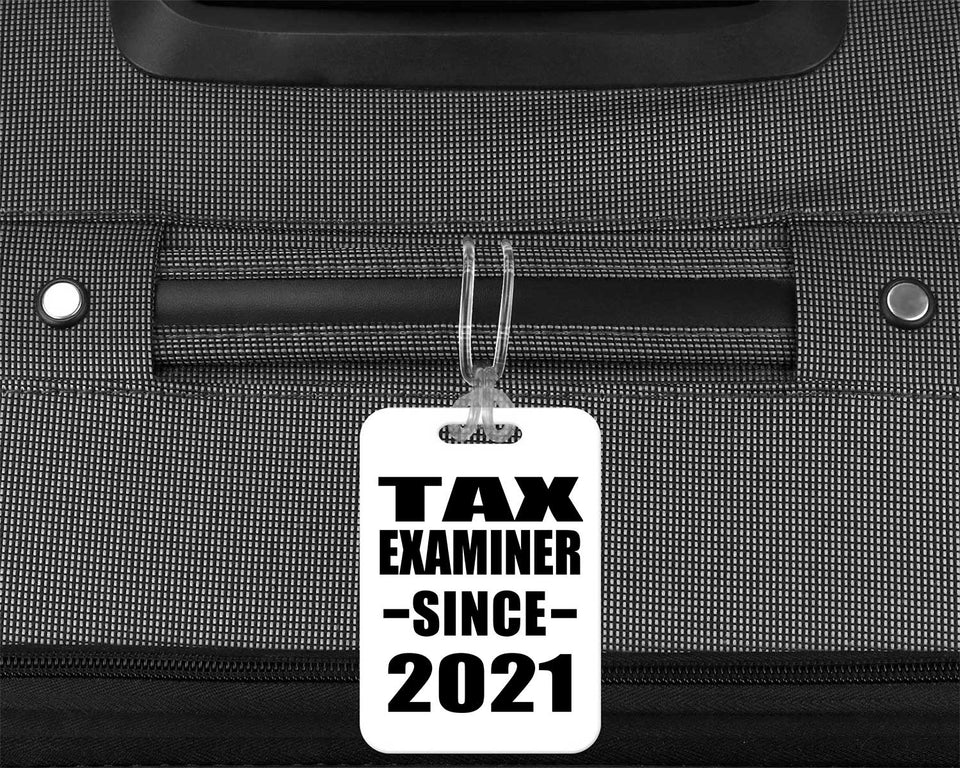 Tax Examiner Since 2021 - Luggage Bag Tag