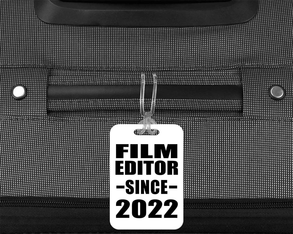 Film Editor Since 2022 - Luggage Bag Tag