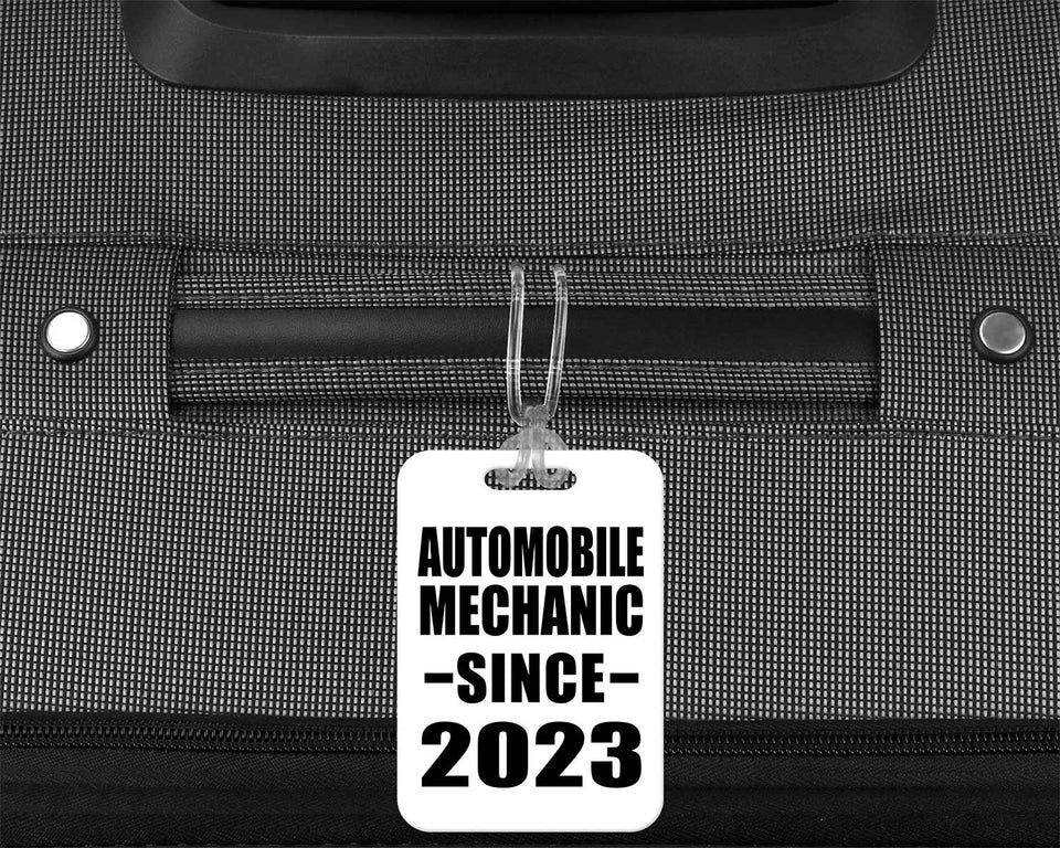 Automobile Mechanic Since 2023 - Luggage Bag Tag