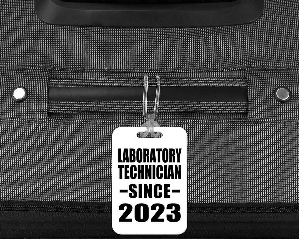 Laboratory Technician Since 2023 - Luggage Bag Tag