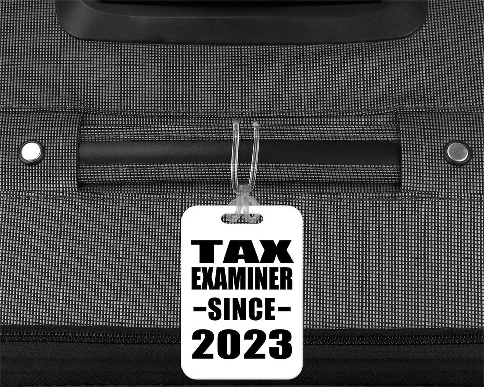 Tax Examiner Since 2023 - Luggage Bag Tag