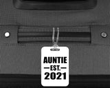 Auntie Established EST. 2021 - Luggage Bag Tag