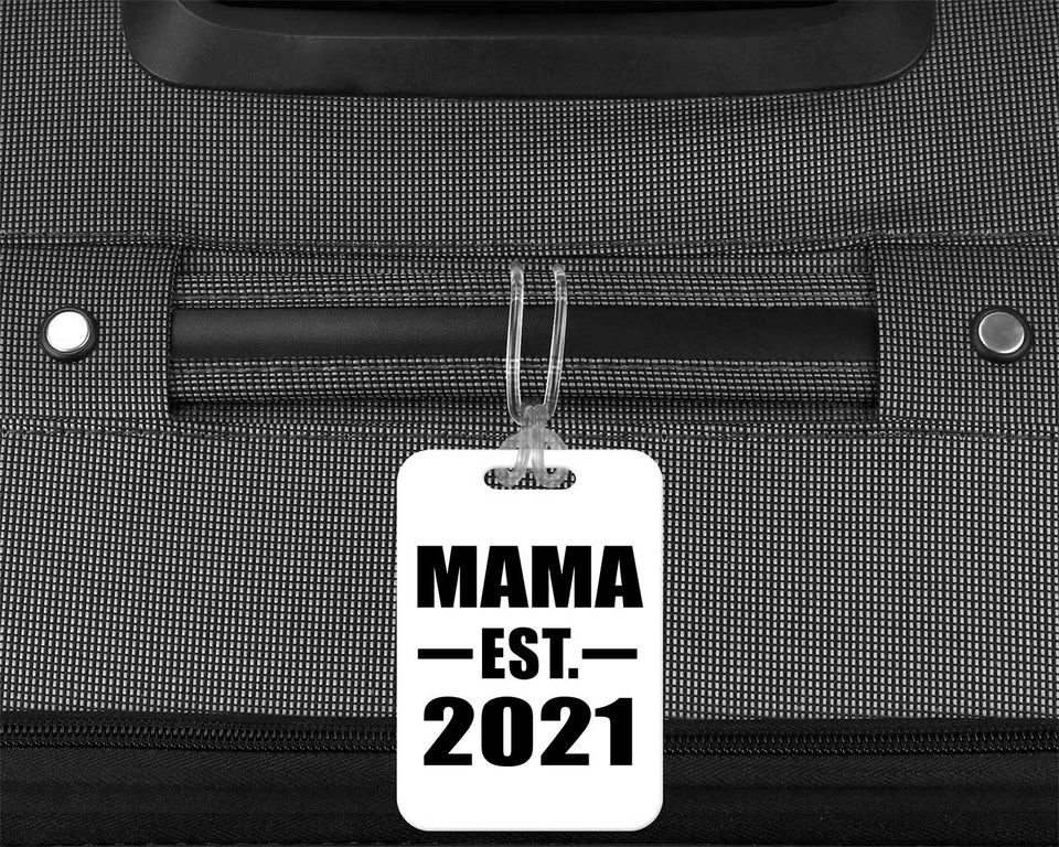Mama Established EST. 2021 - Luggage Bag Tag