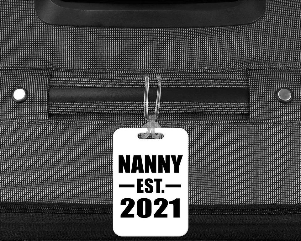 Nanny Established EST. 2021 - Luggage Bag Tag