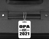 Opa Established EST. 2021 - Luggage Bag Tag