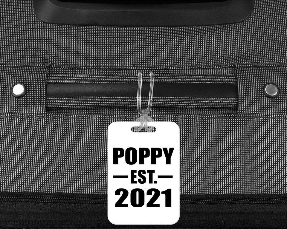 Poppy Established EST. 2021 - Luggage Bag Tag