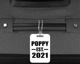 Poppy Established EST. 2021 - Luggage Bag Tag