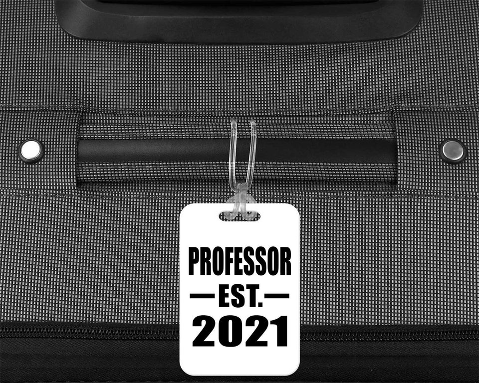 Professor Established EST. 2021 - Luggage Bag Tag