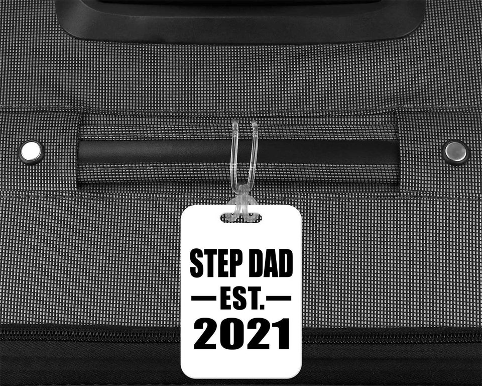 Step Dad Established EST. 2021 - Luggage Bag Tag