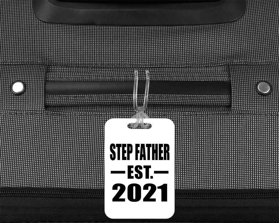 Step Father Established EST. 2021 - Luggage Bag Tag