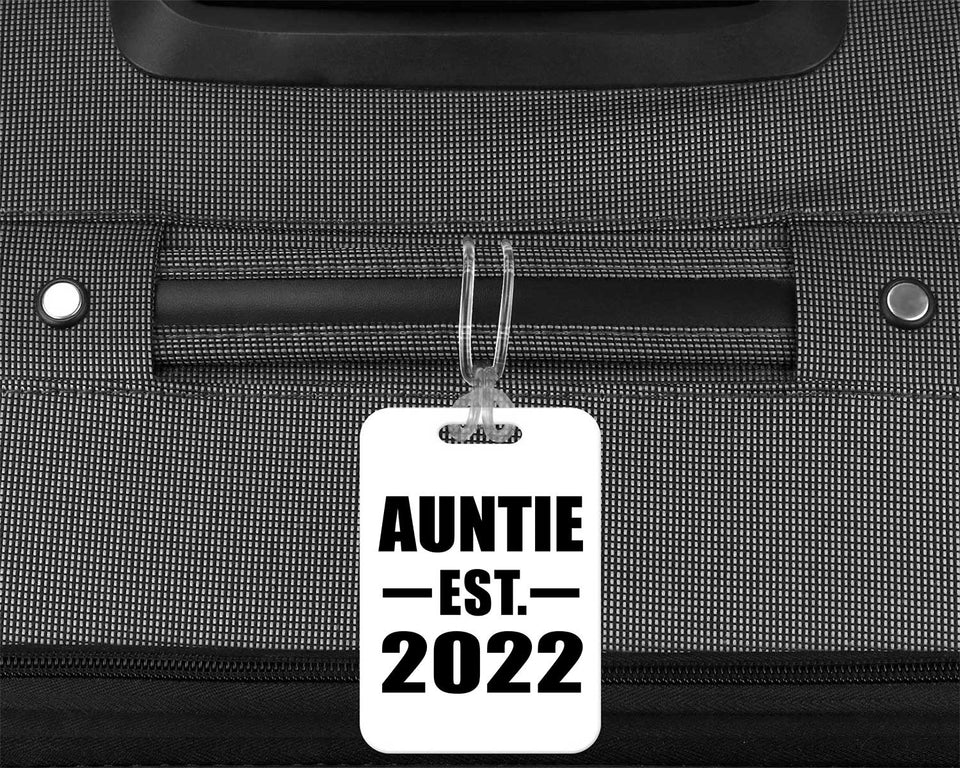Auntie Established EST. 2022 - Luggage Bag Tag