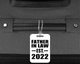 Father In Law Established EST. 2022 - Luggage Bag Tag