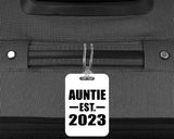 Auntie Established EST. 2023 - Luggage Bag Tag