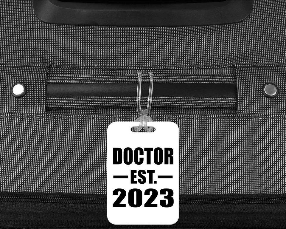 Doctor Established EST. 2023 - Luggage Bag Tag