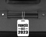 Fiancee Established EST. 2023 - Luggage Bag Tag