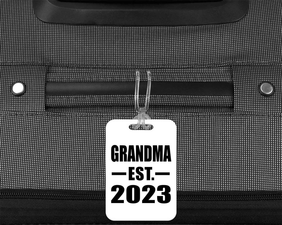 Grandma Established EST. 2023 - Luggage Bag Tag