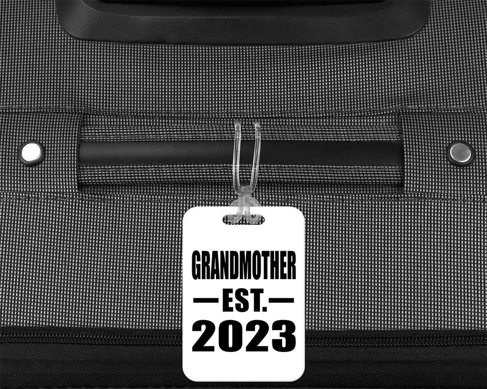 Grandmother Established EST. 2023 - Luggage Bag Tag
