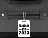 Grandson Established EST. 2023 - Luggage Bag Tag