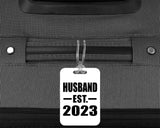 Husband Established EST. 2023 - Luggage Bag Tag