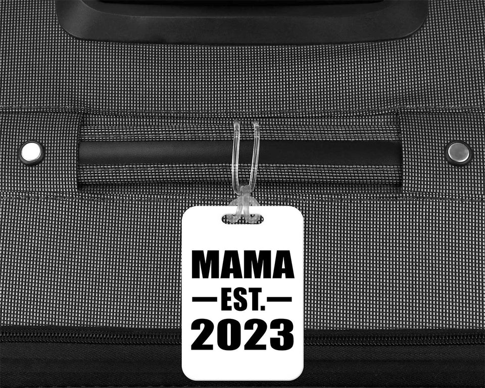 Mama Established EST. 2023 - Luggage Bag Tag