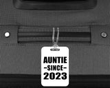 Auntie Since 2023 - Luggage Bag Tag