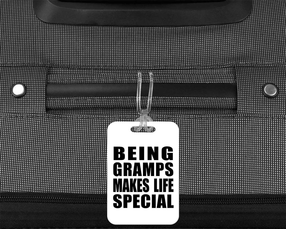 Being Gramps Makes Life Special - Luggage Bag Tag