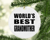 World's Best Grandmother - Circle Ornament