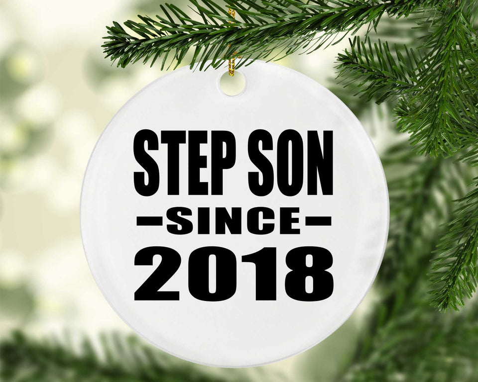 Step Son Since 2018 - Circle Ornament