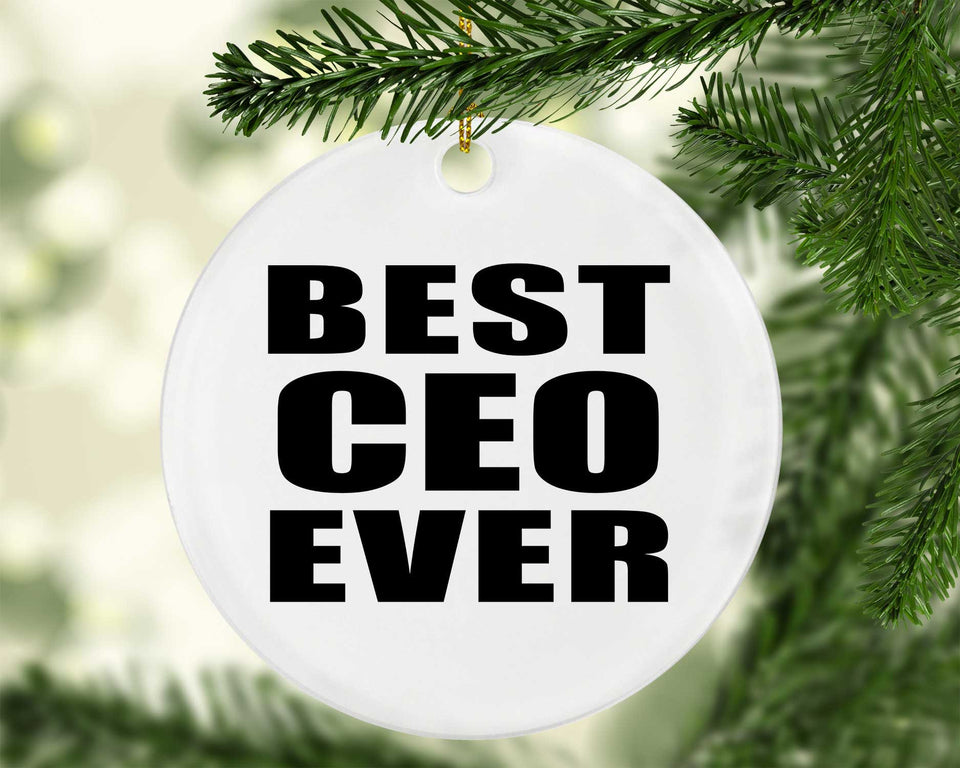 Best CEO Ever - Circle Ornament