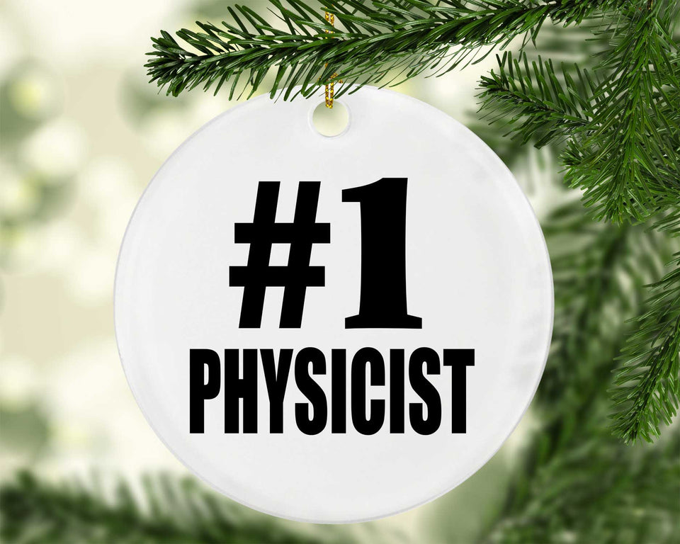 Number One #1 Physicist - Circle Ornament