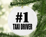 Number One #1 Taxi Driver - Circle Ornament
