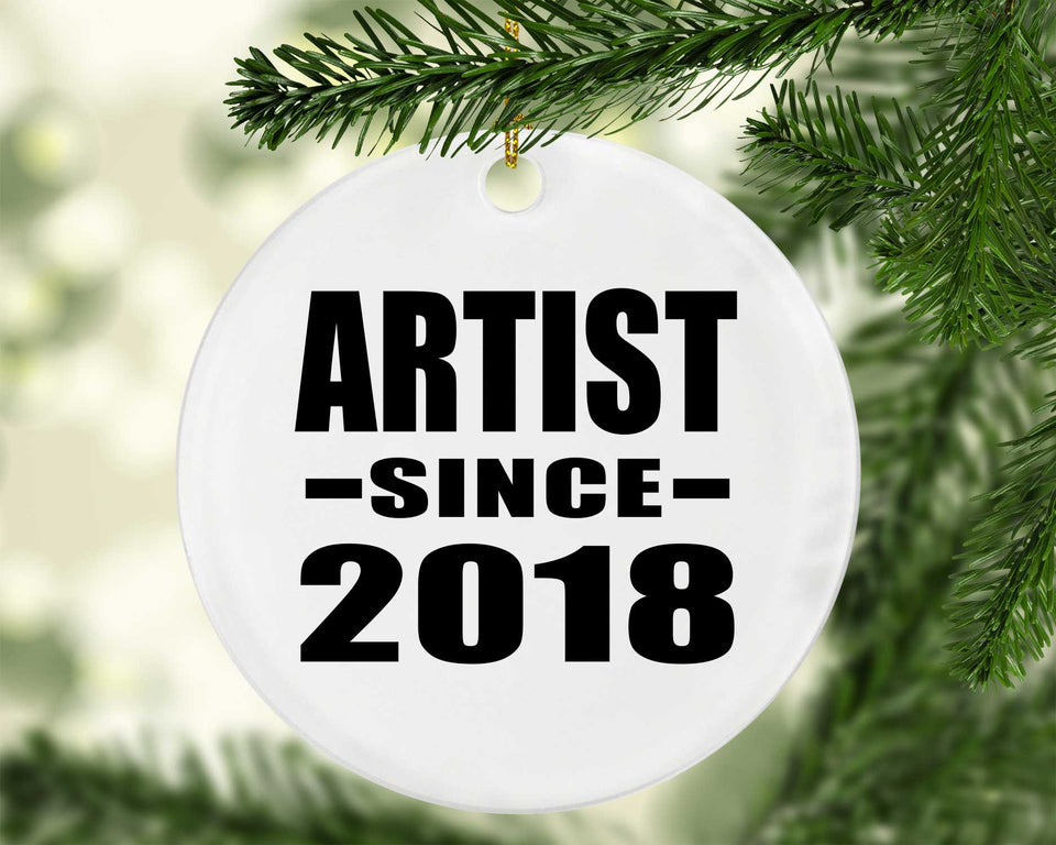 Artist Since 2018 - Circle Ornament