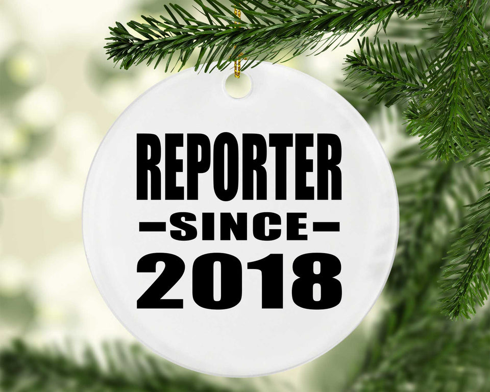 Reporter Since 2018 - Circle Ornament
