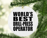 World's Best Drill-Press Operator - Circle Ornament