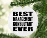 Best Management Consultant Ever - Circle Ornament