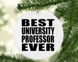 Best University Professor Ever - Circle Ornament