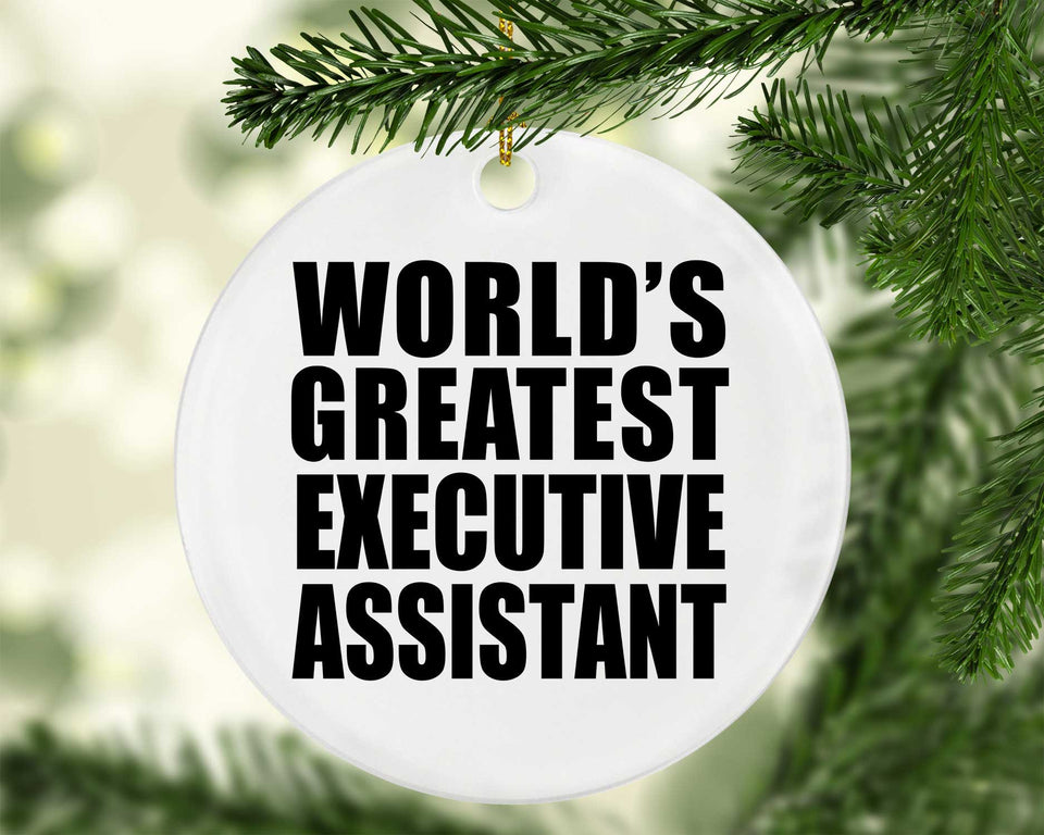 World's Greatest Executive Assistant - Circle Ornament