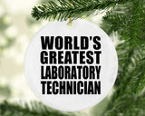 World's Greatest Laboratory Technician - Circle Ornament