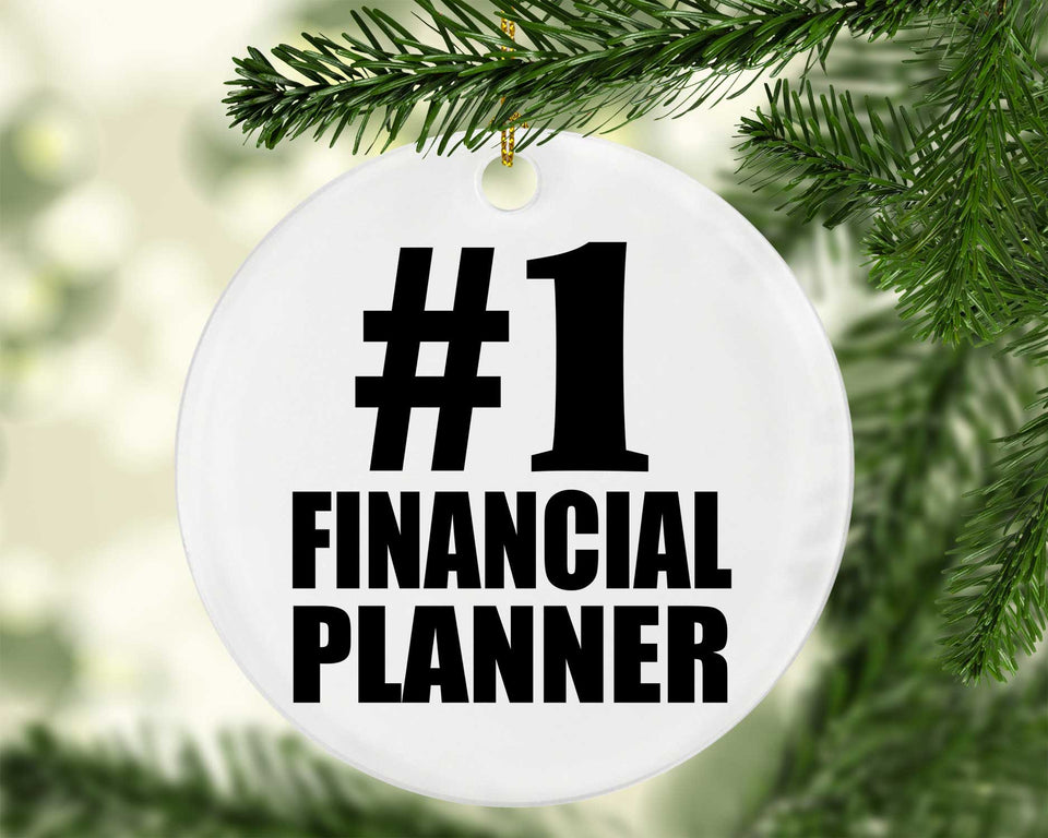 Number One #1 Financial Planner - Circle Ornament