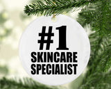 Number One #1 Skincare Specialist - Circle Ornament