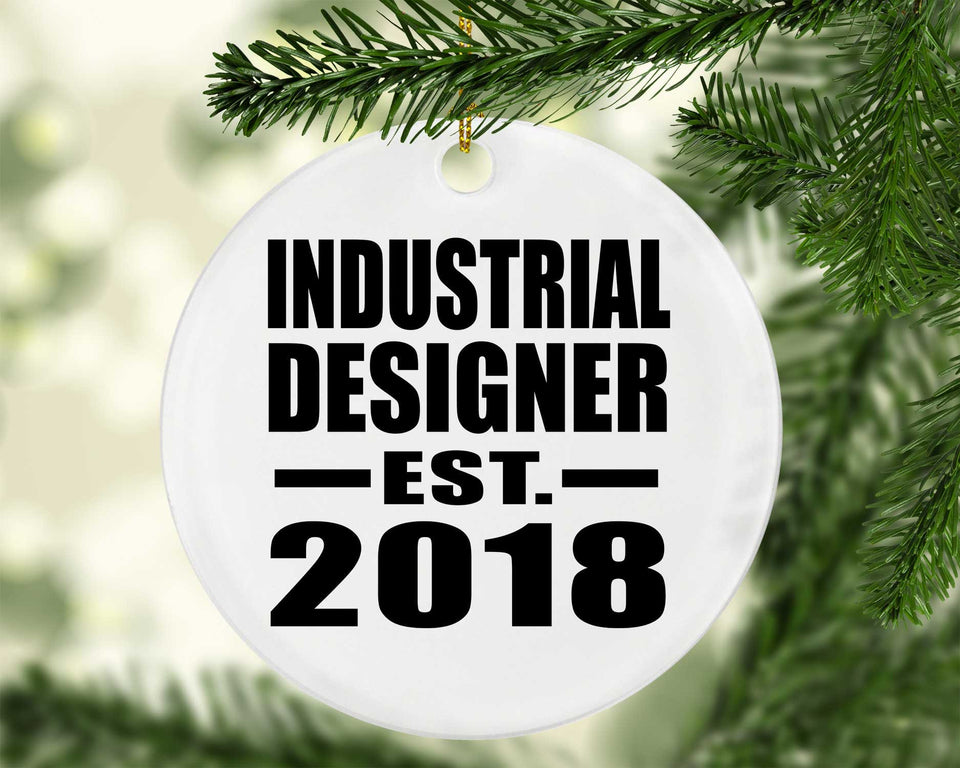 Industrial Designer Established EST. 2018 - Circle Ornament